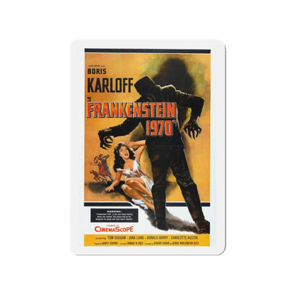 FRANKENSTEIN 1970 (2) 1958 Movie Poster - Die-Cut Magnet-2" x 2"-The Sticker Space