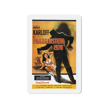 FRANKENSTEIN 1970 (2) 1958 Movie Poster - Die-Cut Magnet-3" x 3"-The Sticker Space