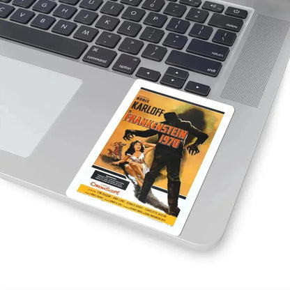 FRANKENSTEIN 1970 (2) 1958 Movie Poster - STICKER Vinyl Kiss-Cut Decal - The Sticker Space