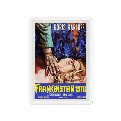 FRANKENSTEIN 1970 (ITALIAN) 1958 Movie Poster - Refrigerator Magnet 4 Inch - The Sticker Space