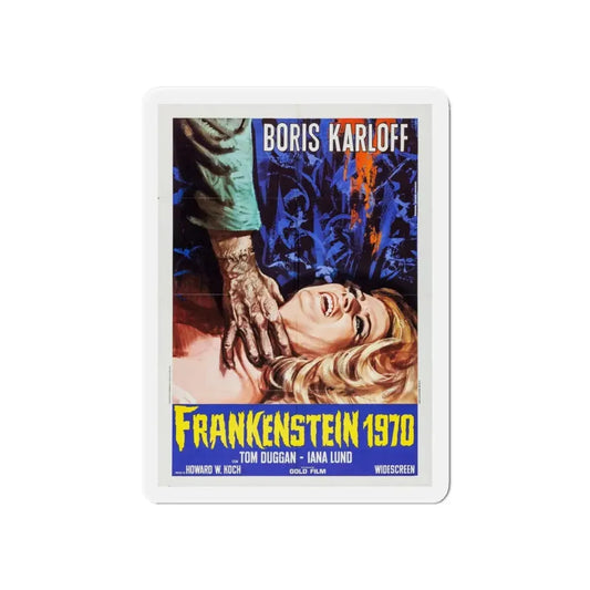FRANKENSTEIN 1970 (ITALIAN) 1958 Movie Poster - Refrigerator Magnet 6 Inch - The Sticker Space