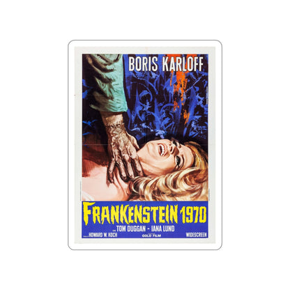 FRANKENSTEIN 1970 (ITALIAN) 1958 Movie Poster STICKER Vinyl Die-Cut Decal-4 Inch-The Sticker Space