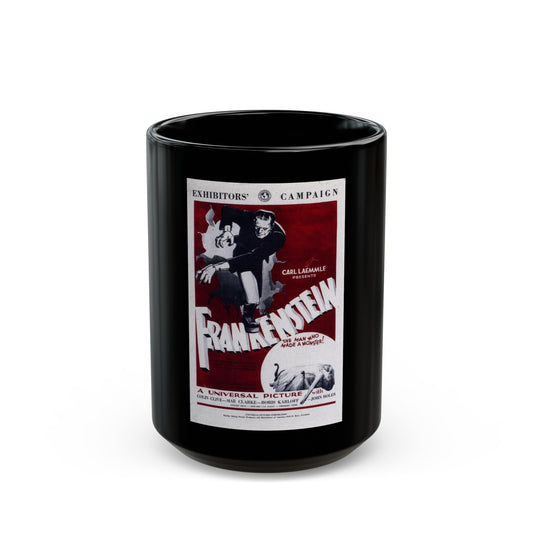 FRANKENSTEIN (2) 1931 Movie Poster - Black Coffee Mug-15oz-The Sticker Space