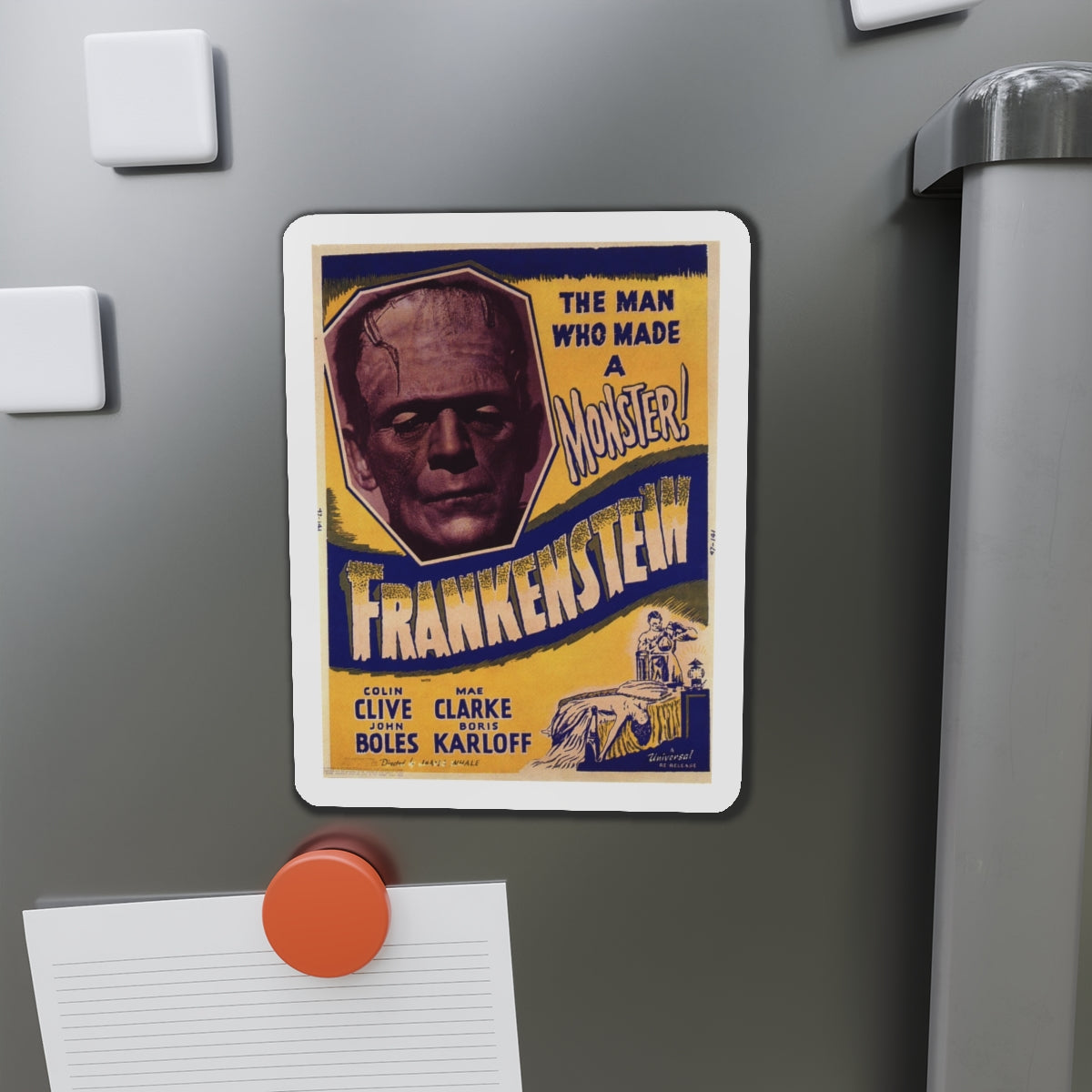 FRANKENSTEIN (3) 1931 Movie Poster - Die-Cut Magnet-The Sticker Space