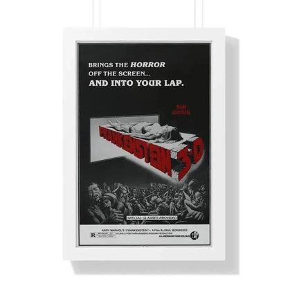 FRANKENSTEIN 3-D 1973 - Framed Movie Poster - The Sticker Space