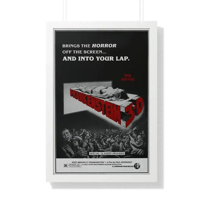 FRANKENSTEIN 3-D 1973 - Framed Movie Poster - The Sticker Space