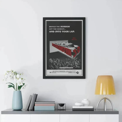 FRANKENSTEIN 3-D 1973 - Framed Movie Poster - The Sticker Space