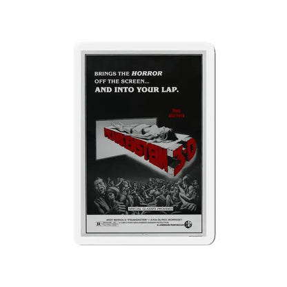 FRANKENSTEIN 3-D 1973 Movie Poster - Refrigerator Magnet - The Sticker Space