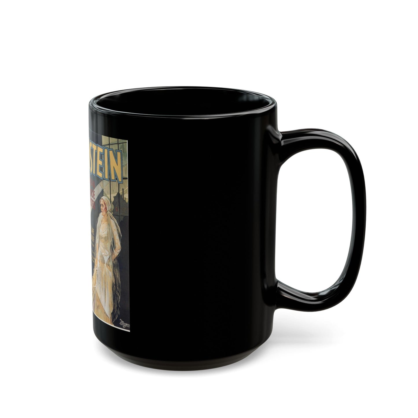 FRANKENSTEIN (4) 1931 Movie Poster - Black Coffee Mug-The Sticker Space