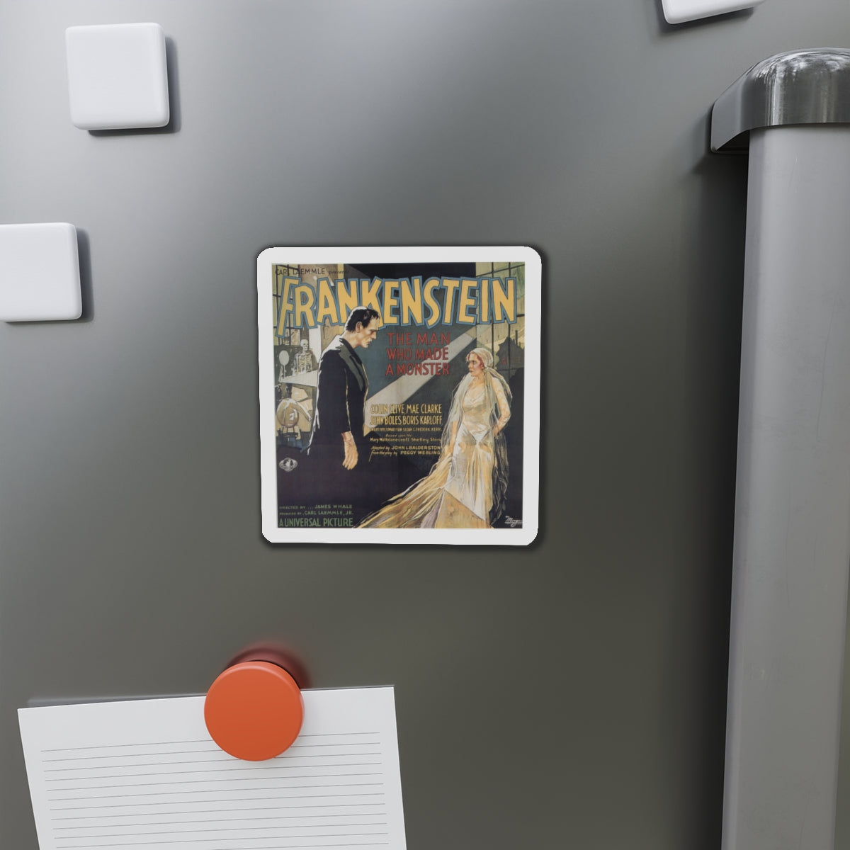 FRANKENSTEIN (4) 1931 Movie Poster - Die-Cut Magnet-The Sticker Space