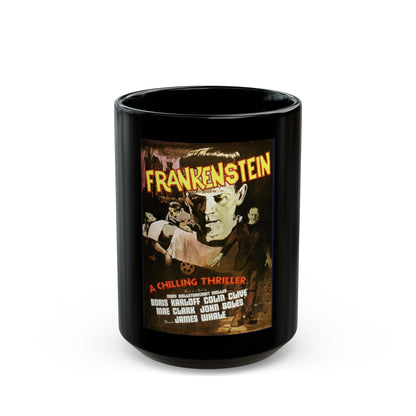 FRANKENSTEIN (5) 1931 Movie Poster - Black Coffee Mug-15oz-The Sticker Space