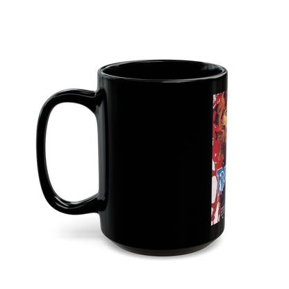 FRANKENSTEIN '80 1972 Movie Poster - Black Coffee Mug-The Sticker Space