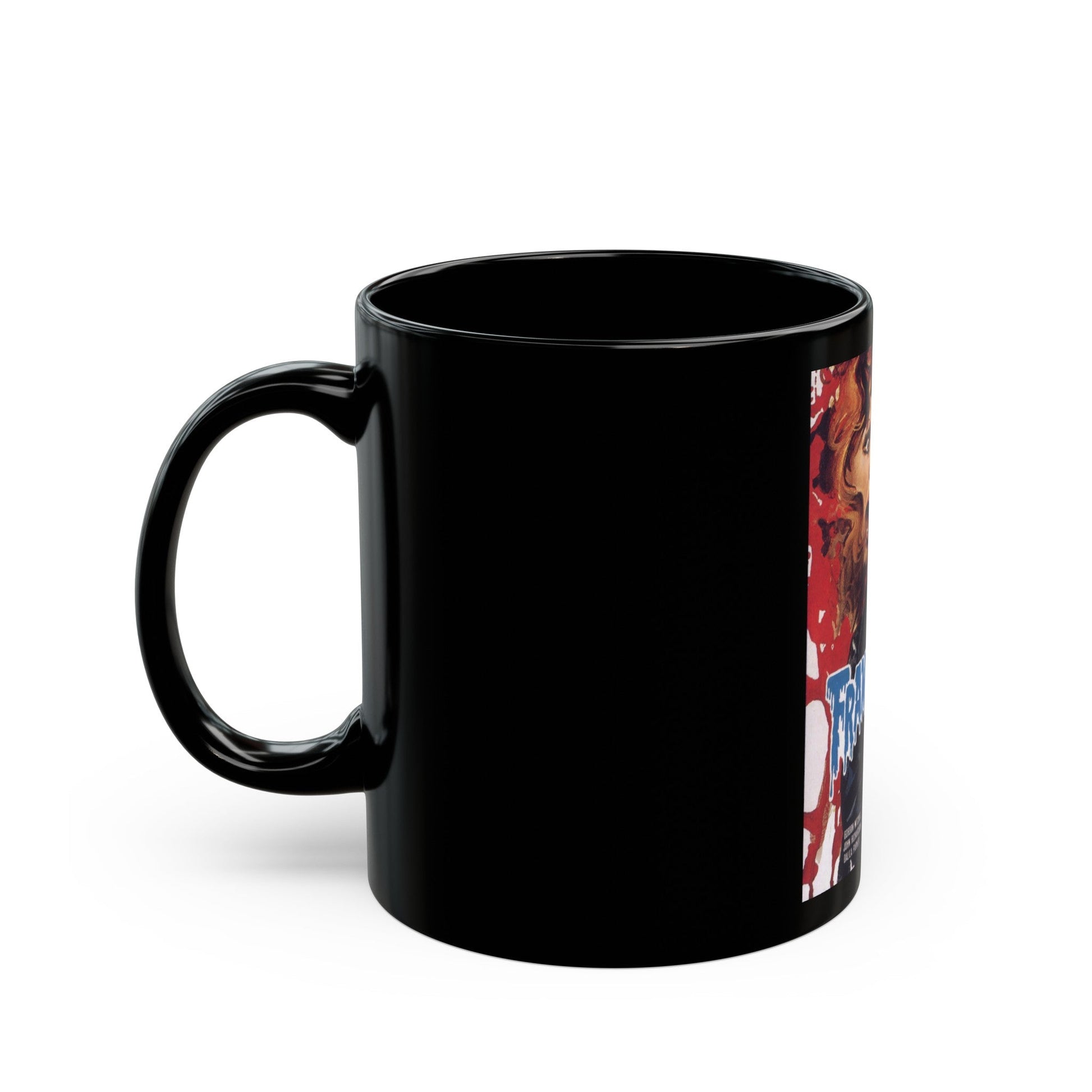 FRANKENSTEIN '80 1972 Movie Poster - Black Coffee Mug-The Sticker Space