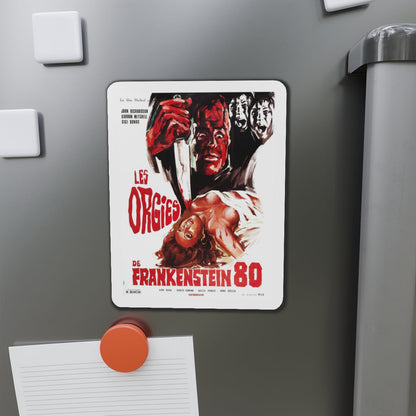 FRANKENSTEIN '80 (FRENCH) 1972 Movie Poster - Die-Cut Magnet-The Sticker Space