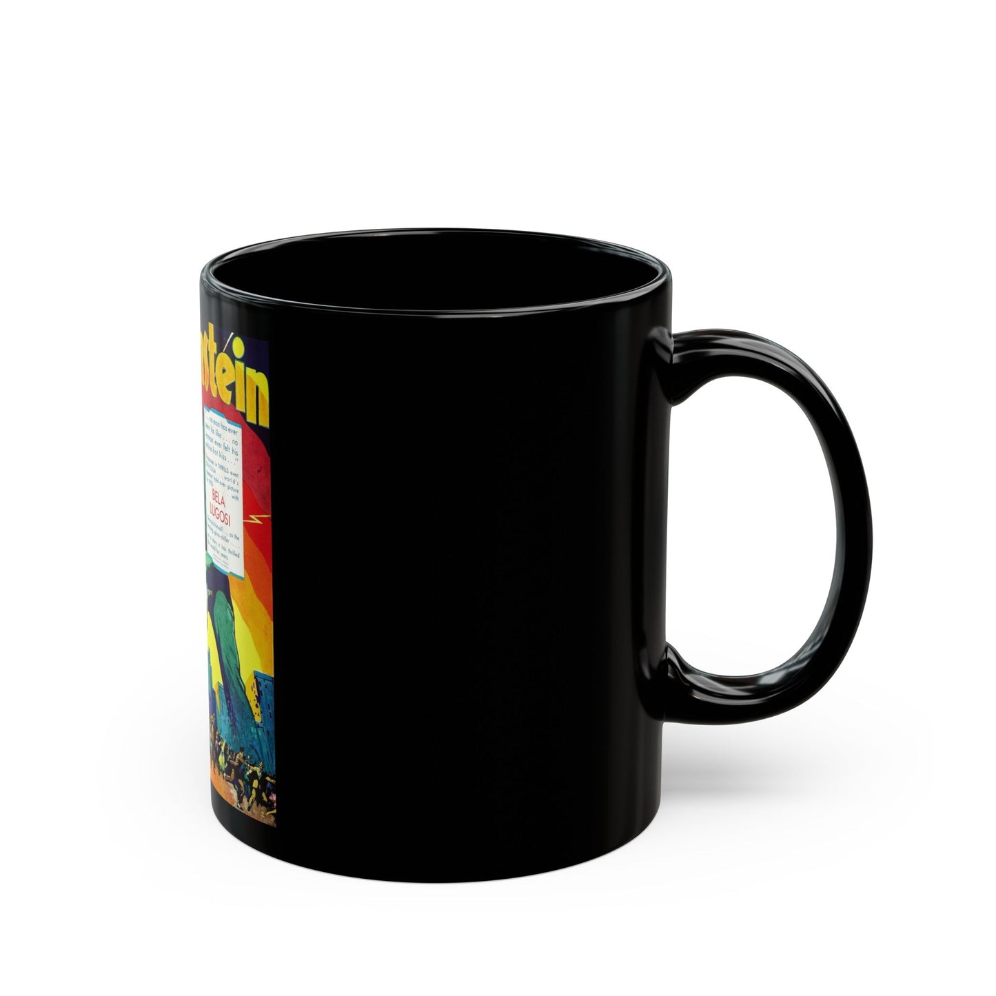 FRANKENSTEIN (ADVANCE) Movie Poster - Black Coffee Mug-The Sticker Space