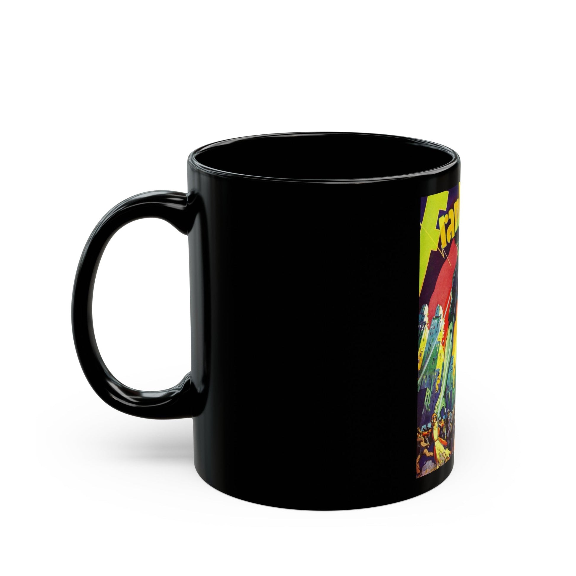 FRANKENSTEIN (ADVANCE) Movie Poster - Black Coffee Mug-The Sticker Space