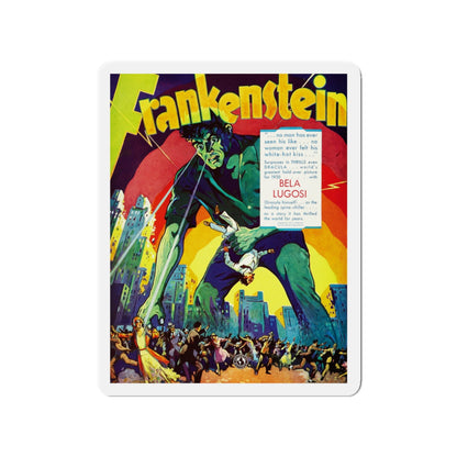 FRANKENSTEIN (ADVANCE) Movie Poster - Die-Cut Magnet-3" x 3"-The Sticker Space