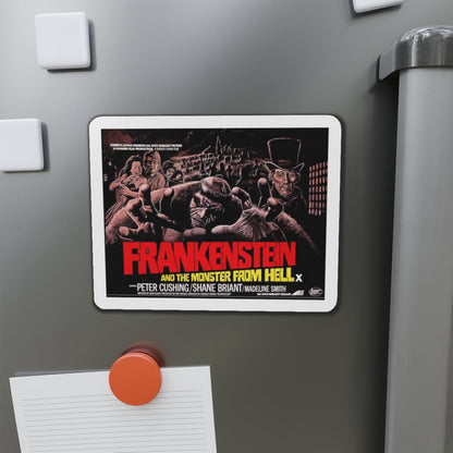 FRANKENSTEIN AND THE MONSTER FROM HELL 1974 Movie Poster - Die-Cut Magnet-The Sticker Space