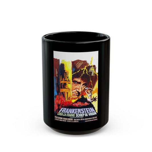 FRANKENSTEIN CREATED WOMAN (BELGIAN) 1967 Movie Poster - Black Coffee Mug-15oz-The Sticker Space