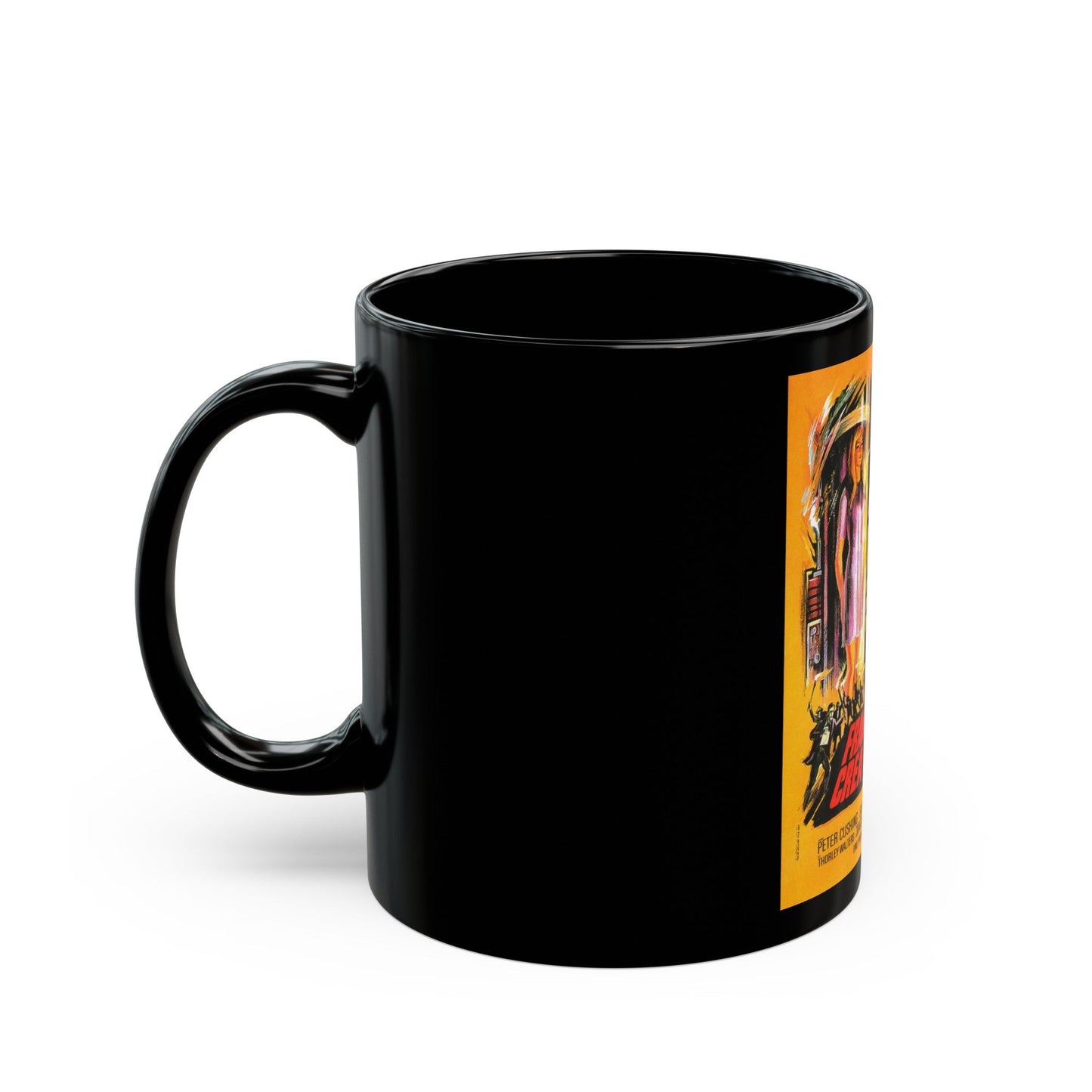 FRANKENSTEIN CREATED WOMAN (FRENCH) 1967 Movie Poster - Black Coffee Mug-The Sticker Space