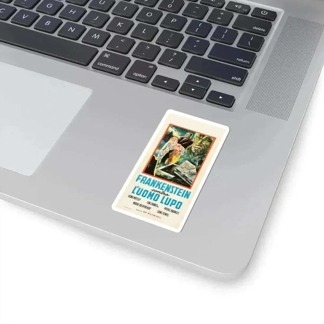 FRANKENSTEIN MEETS THE WOLF MAN (SPANISH) 2 1943 Movie Poster - STICKER Vinyl Kiss-Cut Decal - The Sticker Space