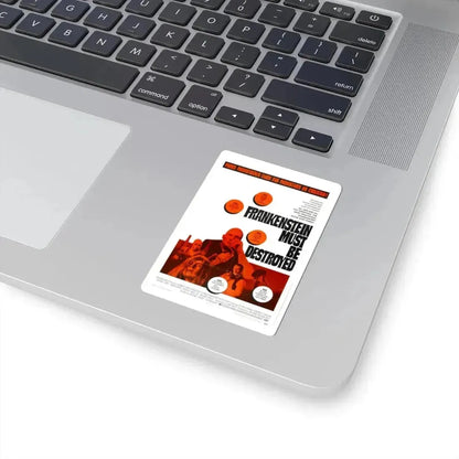 Frankenstein Must Be Destroyed 1970 Movie Poster - STICKER Vinyl Kiss-Cut Decal - The Sticker Space