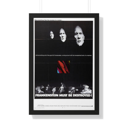 FRANKENSTEIN MUST BE DESTROYED (2) 1969 - Framed Movie Poster-20" x 30"-The Sticker Space