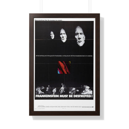 FRANKENSTEIN MUST BE DESTROYED (2) 1969 - Framed Movie Poster-20" x 30"-The Sticker Space