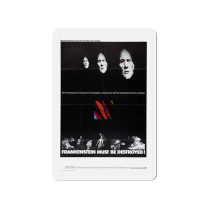FRANKENSTEIN MUST BE DESTROYED (2) 1969 Movie Poster - Refrigerator Magnet 3 Inch - The Sticker Space