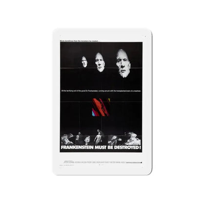 FRANKENSTEIN MUST BE DESTROYED (2) 1969 Movie Poster - Refrigerator Magnet 4 Inch - The Sticker Space