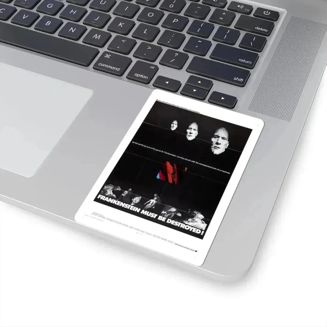 FRANKENSTEIN MUST BE DESTROYED (2) 1969 Movie Poster - STICKER Vinyl Kiss-Cut Decal - The Sticker Space