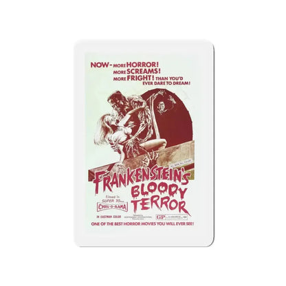 FRANKENSTEIN'S BLOODY TERROR 1968 Movie Poster - Refrigerator Magnet - The Sticker Space