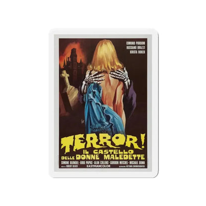 FRANKENSTEIN'S CASTLE OF FREAKS (ITALIAN) 1974 Movie Poster - Refrigerator Magnet 4 Inch - The Sticker Space