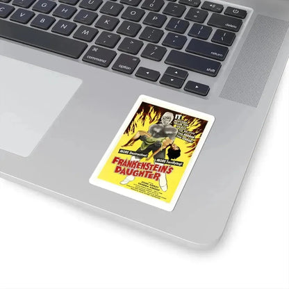 FRANKENSTEIN'S DAUGHTER 1958 Movie Poster - STICKER Vinyl Kiss-Cut Decal - The Sticker Space
