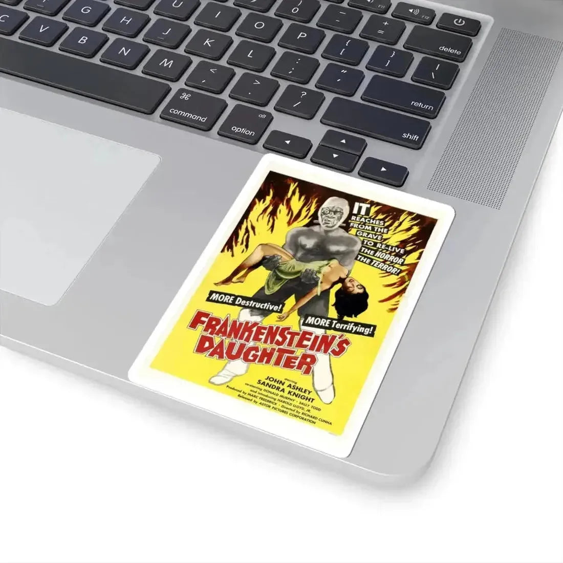 FRANKENSTEIN'S DAUGHTER 1958 Movie Poster - STICKER Vinyl Kiss-Cut Decal - The Sticker Space