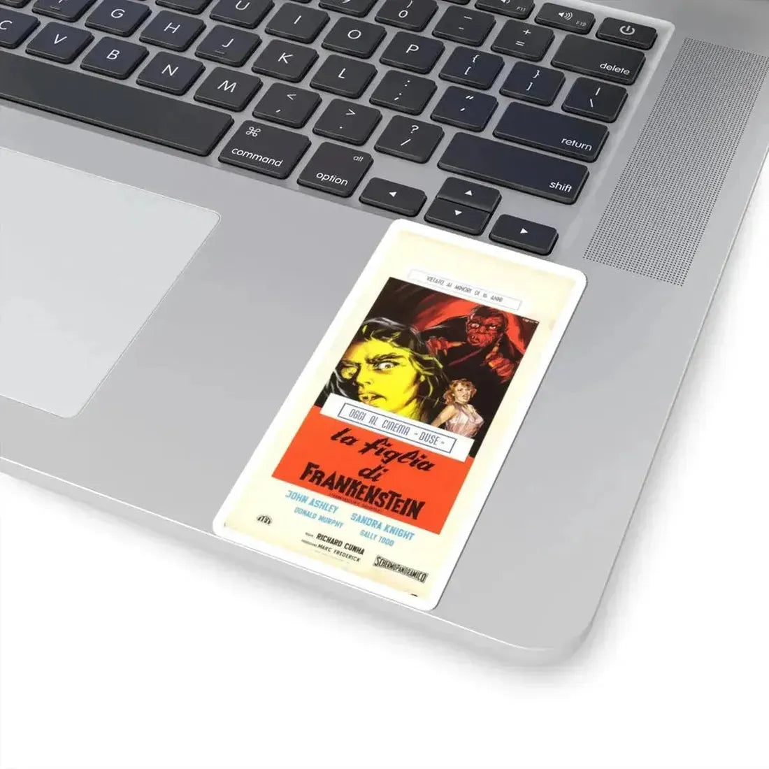 FRANKENSTEIN'S DAUGHTER (ITALIAN) 1958 Movie Poster - STICKER Vinyl Kiss-Cut Decal - The Sticker Space