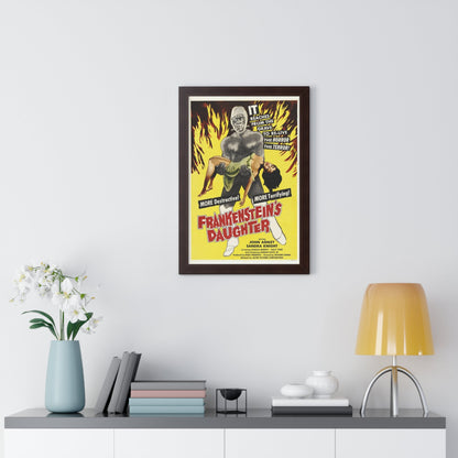 FRANKENSTEIN'S DAUGHTER 1958 - Framed Movie Poster-The Sticker Space