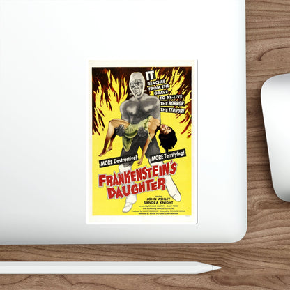 FRANKENSTEIN'S DAUGHTER 1958 Movie Poster STICKER Vinyl Die-Cut Decal-The Sticker Space