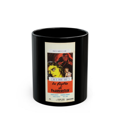 FRANKENSTEIN'S DAUGHTER (ITALIAN) 1958 Movie Poster - Black Coffee Mug-11oz-The Sticker Space