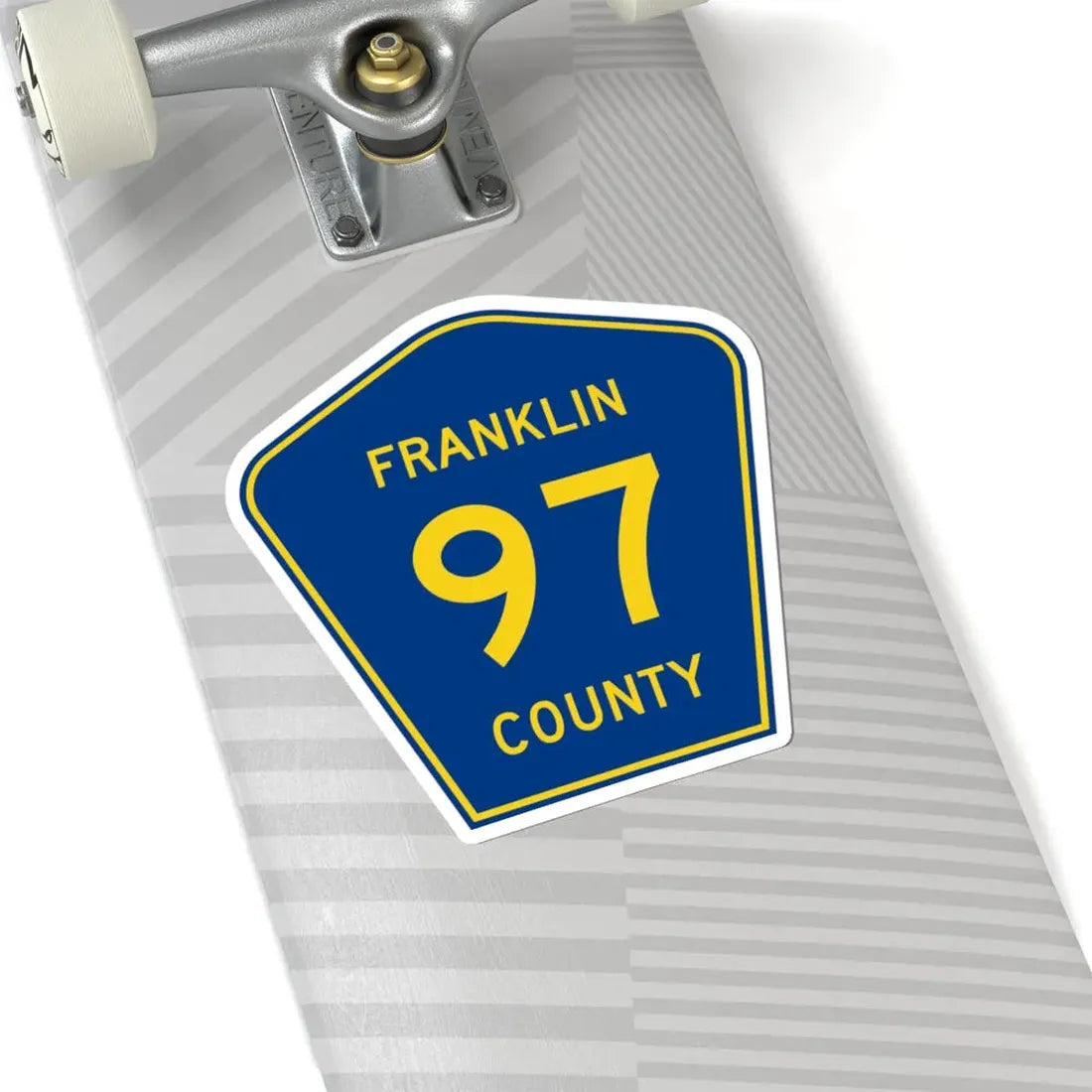 Franklin County Route 97 AR (Arkansas) (Road Sign) STICKER Vinyl Kiss-Cut Decal - The Sticker Space