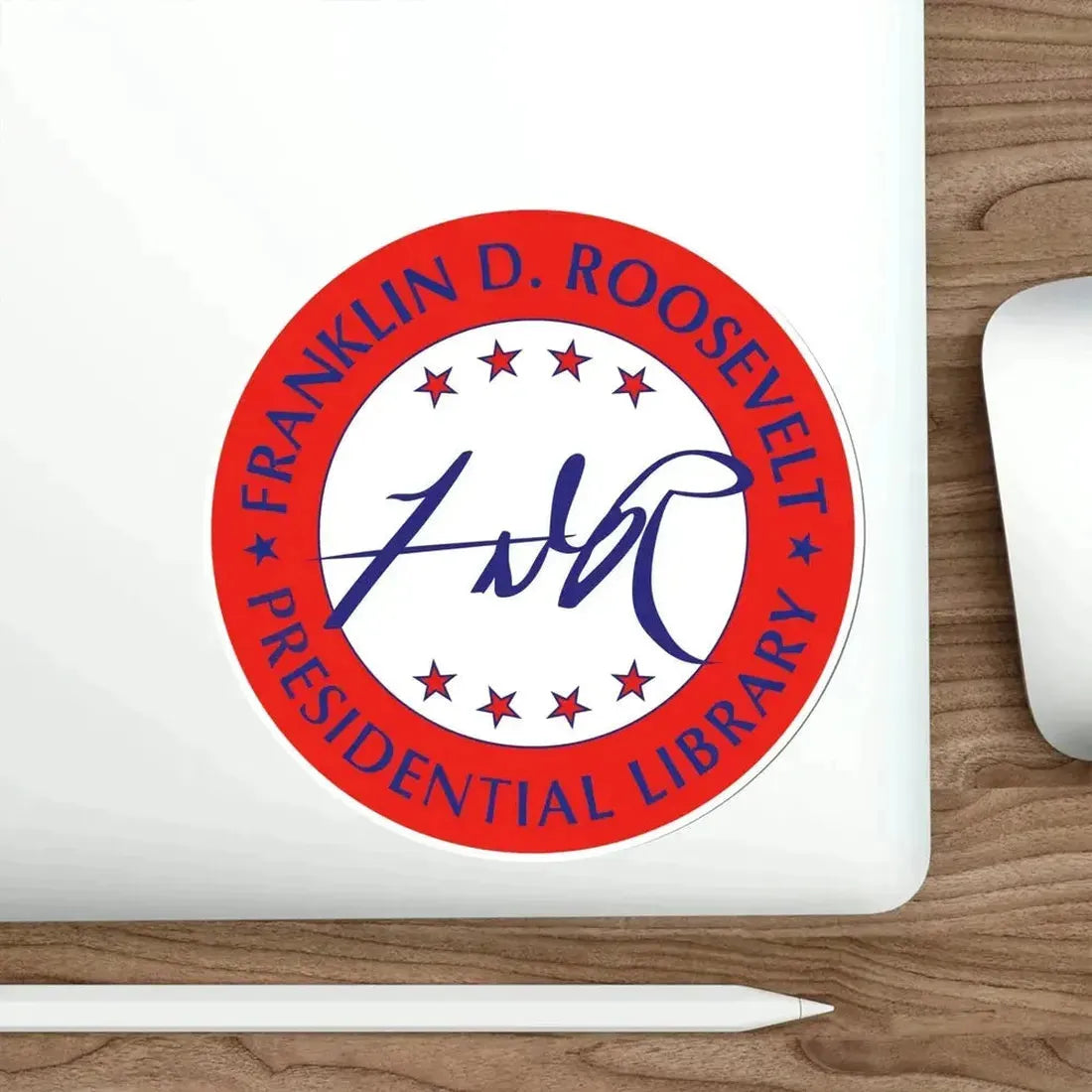 Franklin D Roosevelt Presidential Library STICKER Vinyl Die-Cut Decal - The Sticker Space