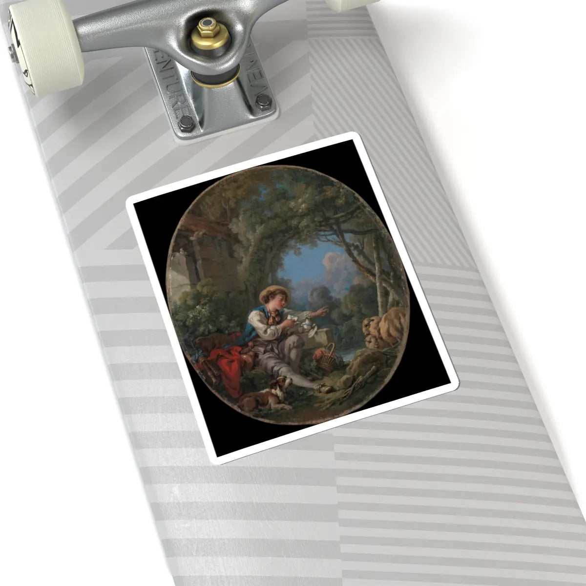 SKU:TSS-STICK-FRNBCH-6X6-9 Sizes:6" × 6" Types:White