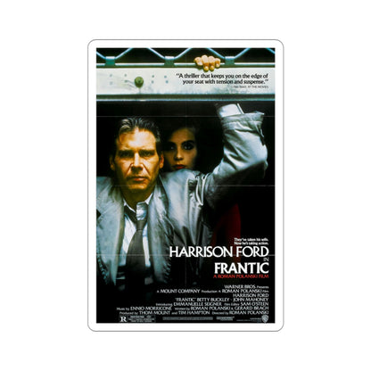 Frantic 1988 Movie Poster STICKER Vinyl Die-Cut Decal-3 Inch-The Sticker Space