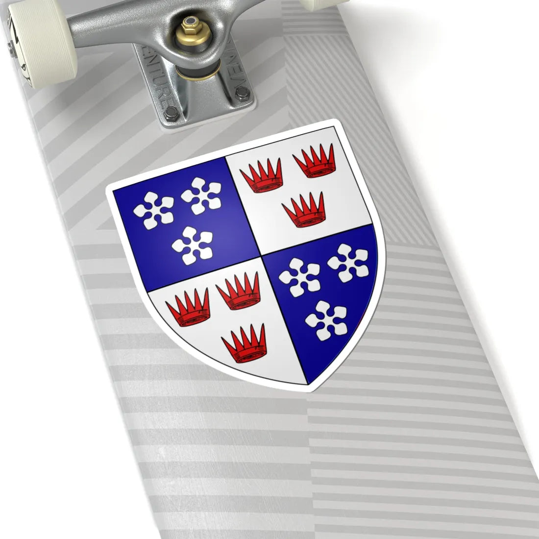 Fraser of lovat arms (Scotland) (Coat of Arms) STICKER Vinyl Kiss-Cut Decal - The Sticker Space