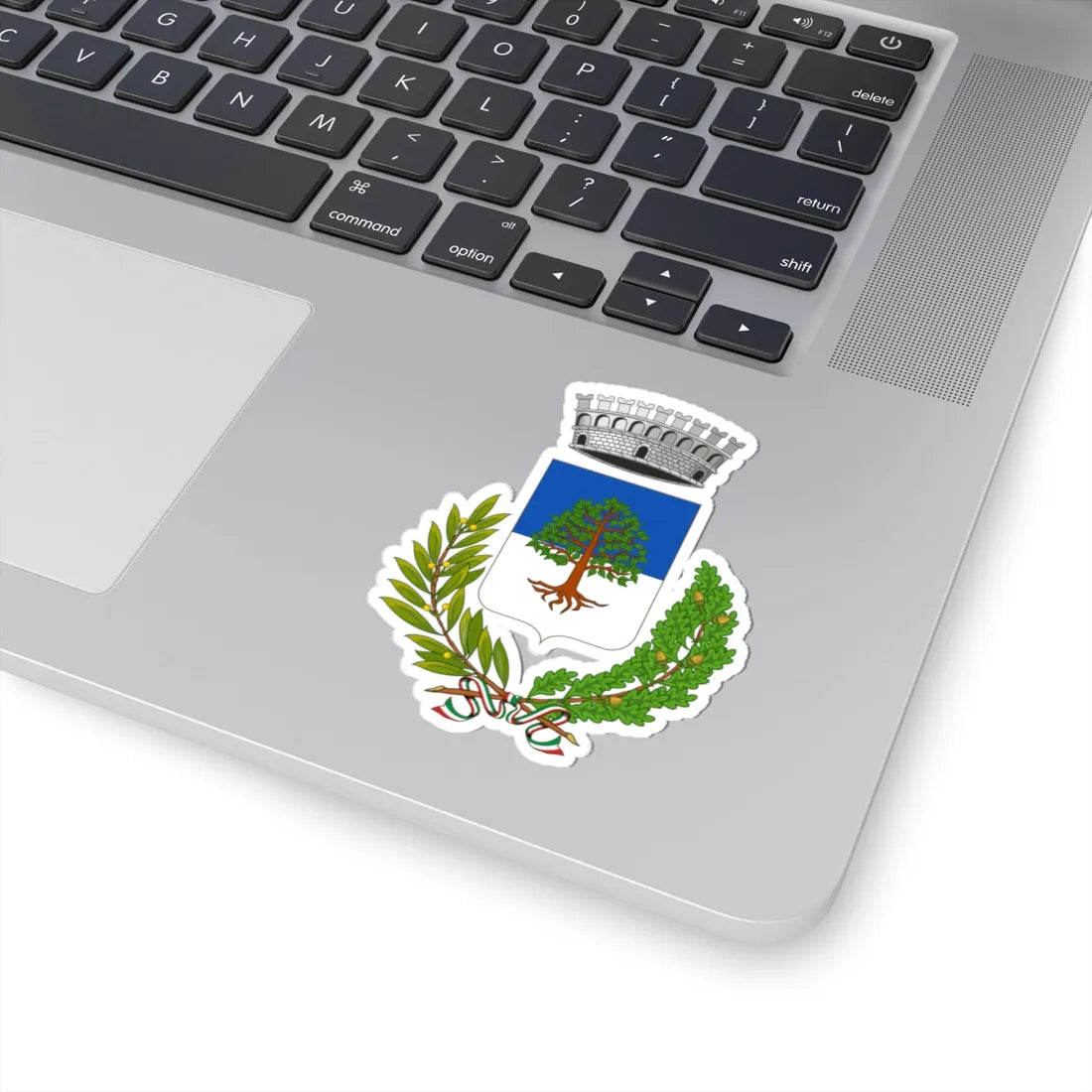 Frassino Italia-Stemma (Italy) (Coat of Arms) STICKER Vinyl Kiss-Cut Decal - The Sticker Space