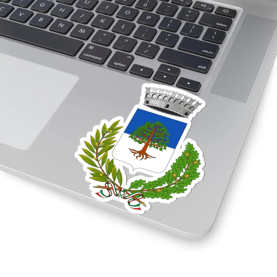 Frassino Italia-Stemma (Italy) (Coat of Arms) STICKER Vinyl Kiss-Cut Decal - The Sticker Space