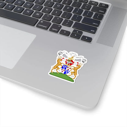 Fraster of Lovat Achievement (Scotland) (Coat of Arms) STICKER Vinyl Kiss-Cut Decal - The Sticker Space
