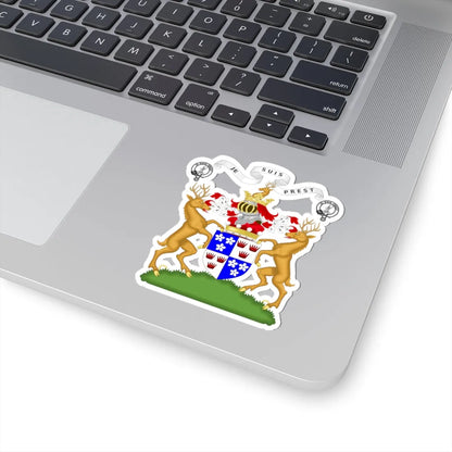 Fraster of Lovat Achievement (Scotland) (Coat of Arms) STICKER Vinyl Kiss-Cut Decal - The Sticker Space