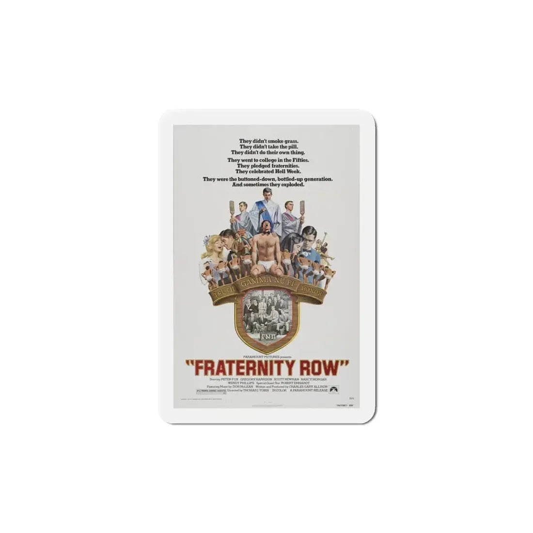 Fraternity Row 1977 Movie Poster Refrigerator Magnet - The Sticker Space