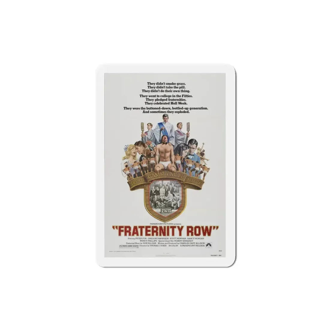 Fraternity Row 1977 Movie Poster Refrigerator Magnet - The Sticker Space